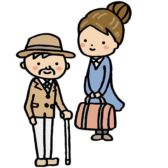 孫とおじいちゃん